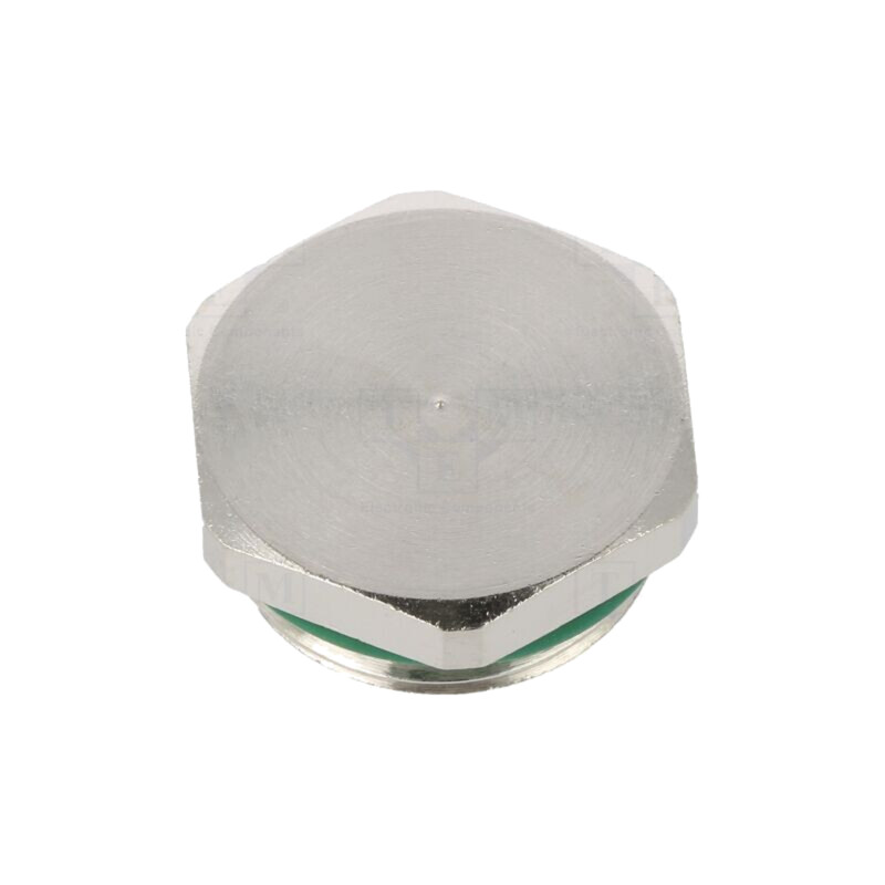 Capac de protecţie; M32; 1,5; IP68; alamă; Acoperire: nichel Capac de protecţie; M32; 1,5; IP68; alamă; Acoperire: nichel