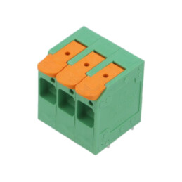 Conector: regletă de conexiuni pt.PCB; Terminal; 76A; 600V; verde