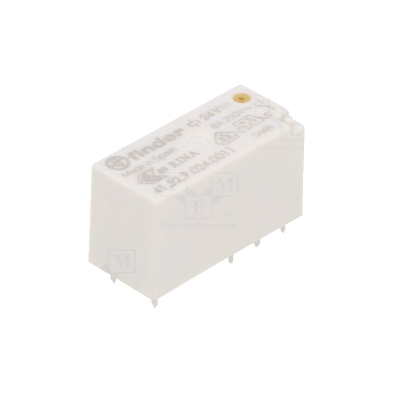 Releu: electromagnetic; Ubobină: 24VDC; Icontacte max: 15A; 41.52 Releu: electromagnetic; Ubobină: 24VDC; Icontacte max: 15A; 41.52