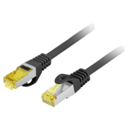 Patch cord; RJ45 mufă,din ambele părţi; S/FTP; 6a; litat; Cu; LSZH
