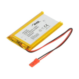Acumul: Li-Po; 3,7V; 1500mAh; cabluri,contector JST SYP-02T-1