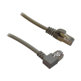 Patch cord; RJ45 mufă,RJ45 mufă în unghi stânga; F/UTP; 6; litat