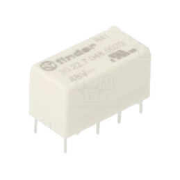 Releu: electromagnetic; DPDT; Ubobină: 48VDC; Icontacte max: 3A