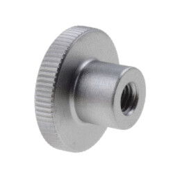 Buton de reglare; Ø: 30mm; Filet int: M8; H: 18mm; oțel inoxidabil