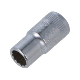 Cap; 12-puncte,tubulară; 1/4"; 1/4"; 23mm
