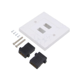 Conector: HDMI; soclu; HDMI soclu x2,din ambele părţi; în perete