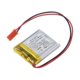 Acumul: Li-Po; 3,7V; 1050mAh; cabluri,contector JST SYP-02T-1
