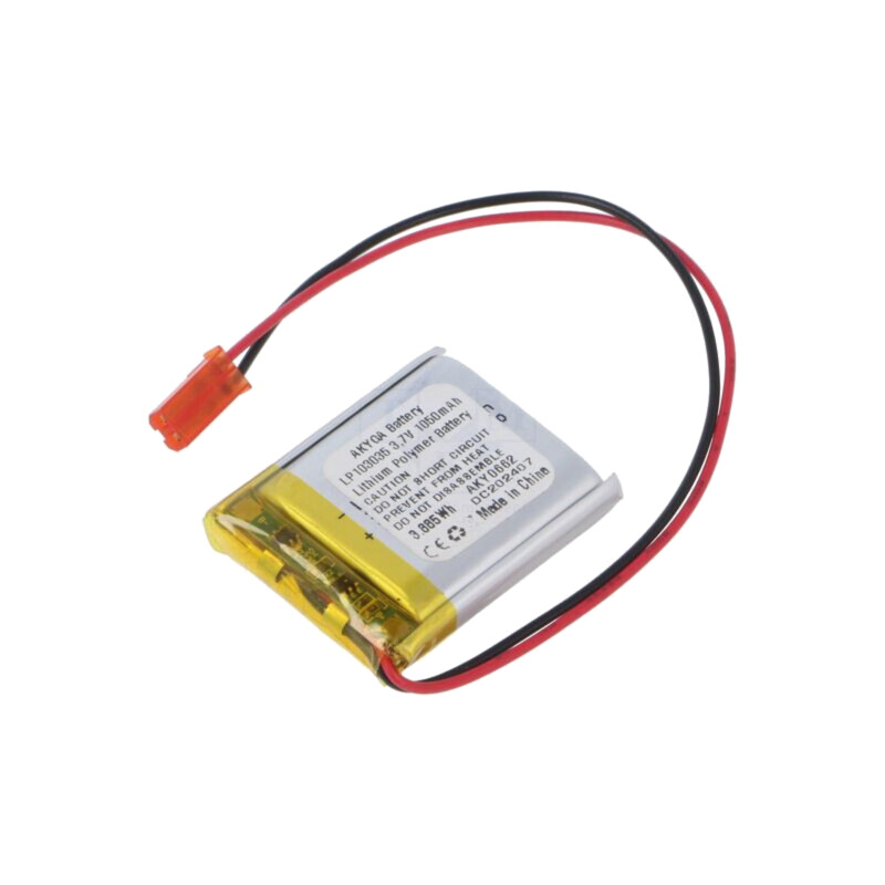 Acumul: Li-Po; 3,7V; 1050mAh; cabluri,contector JST SYP-02T-1 Acumul: Li-Po; 3,7V; 1050mAh; cabluri,contector JST SYP-02T-1