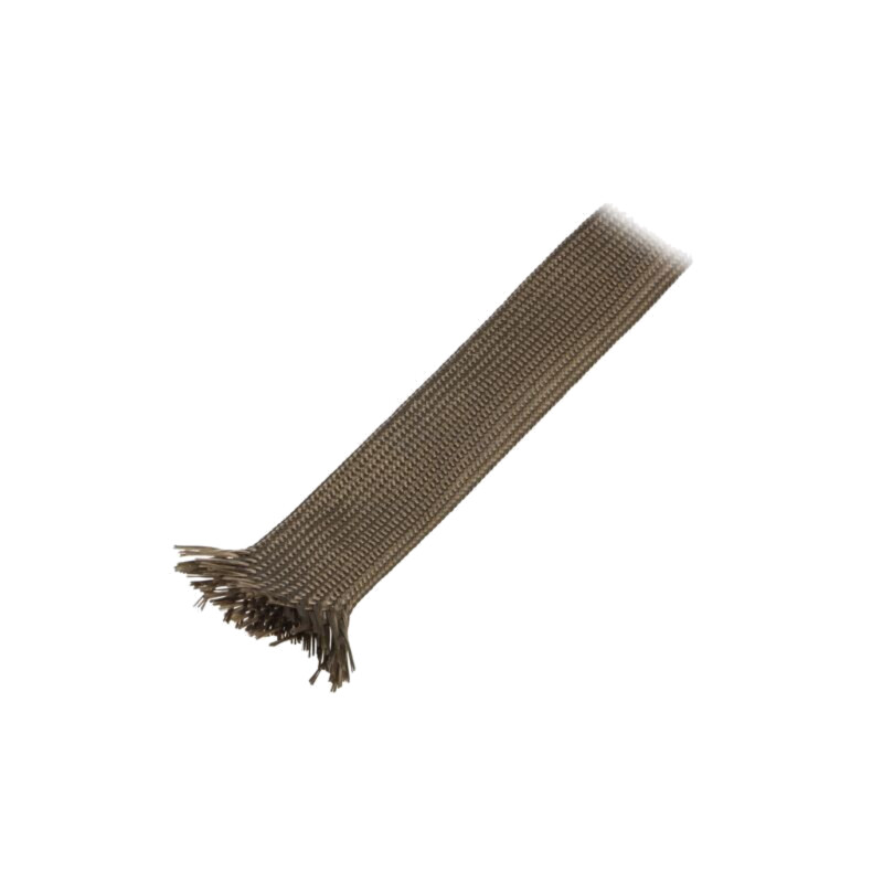 Manşon electroizolant; fibră de bazalt; kaki; -260÷560°C; L: 50m Manşon electroizolant; fibră de bazalt; kaki; -260÷560°C; L: 50m