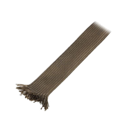 Manşon electroizolant; fibră de bazalt; kaki; -260÷560°C; L: 50m