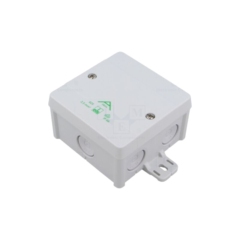 Carcasă: cutie de conexiuni; X: 87mm; Y: 87mm; Z: 52mm; IP66; gri Carcasă: cutie de conexiuni; X: 87mm; Y: 87mm; Z: 52mm; IP66; gri