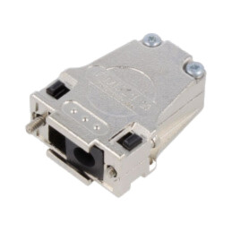 connector FCT HOOD S1 0 DEG MTL W/SCRWLCK