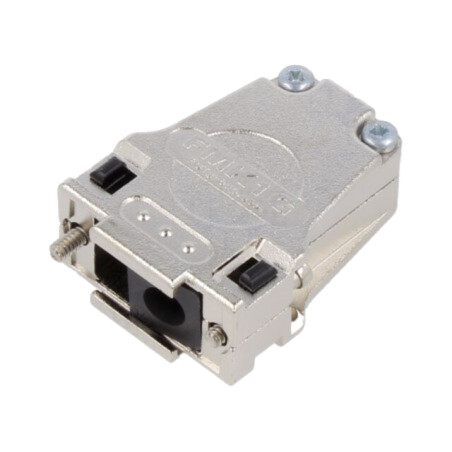 connector FCT HOOD S1 0 DEG MTL W/SCRWLCK