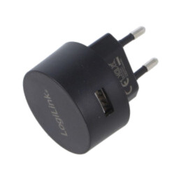 Alimentator: pulsatoriu; 5VDC; 2,1A; Ieşire: USB A; 10,5W; Ø45x61mm