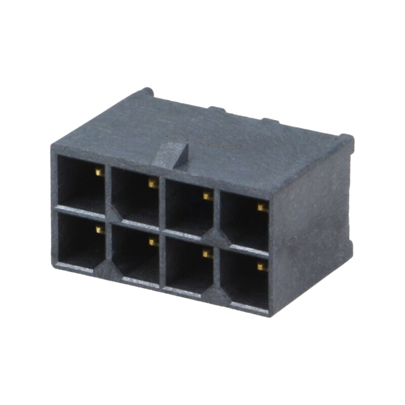 Conector: cablu-placă; soclu; tată; PIN: 8; Mega-Fit; drept; 600V Conector: cablu-placă; soclu; tată; PIN: 8; Mega-Fit; drept; 600V