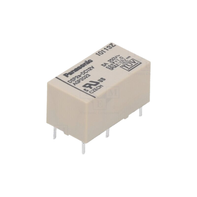 Releu: electromagnetic; DPST; Ubobină: 12VDC; Icontacte max: 5A