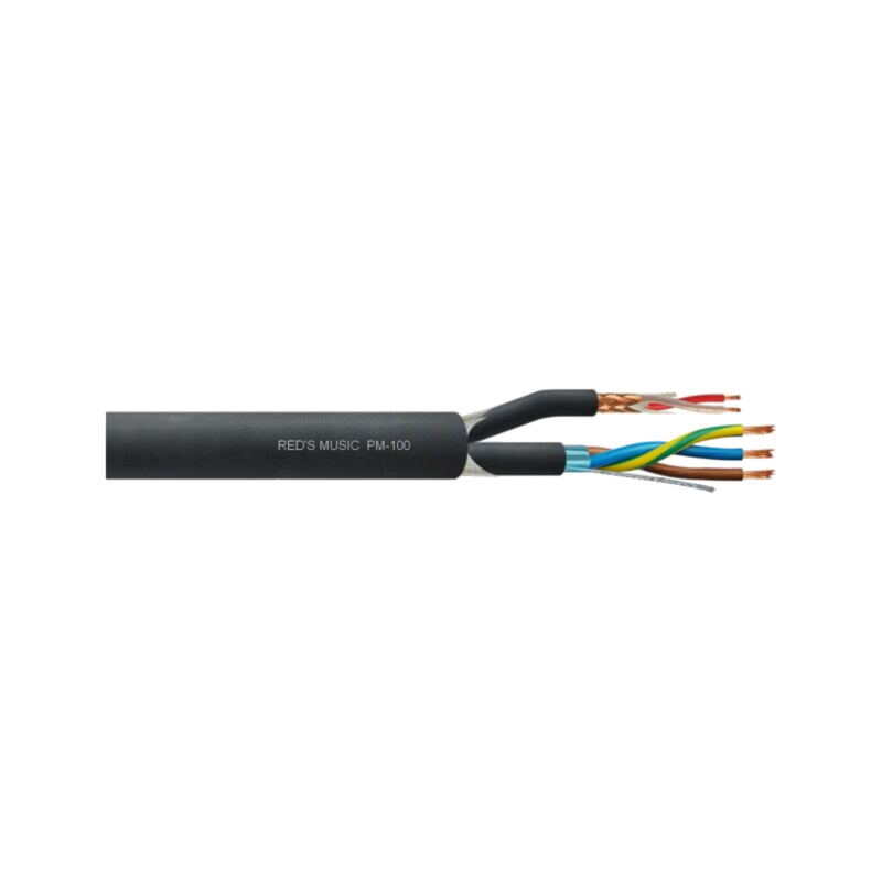 Cablu: cablu pentru microfon; 2x0,23mm2,3x1,5mm2; negru; Cu