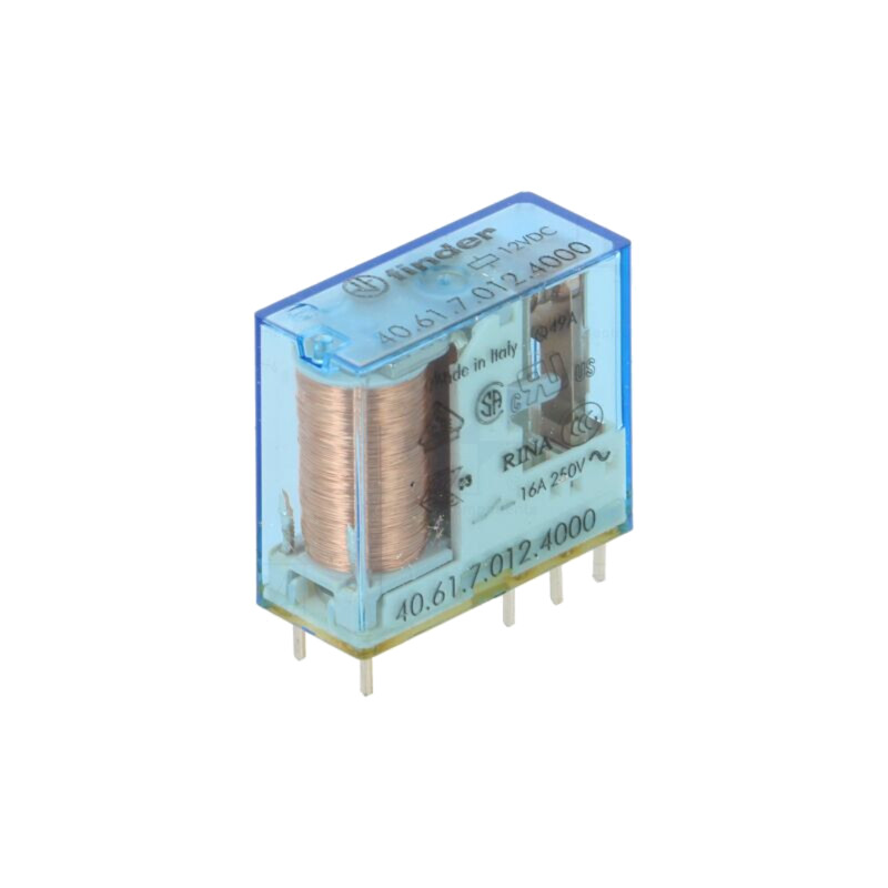 Releu: electromagnetic; SPDT; Ubobină: 12VDC; 16A; 16A/250VAC; 288Ω