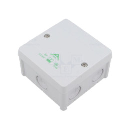 Carcasă: cutie de conexiuni; X: 87mm; Y: 87mm; Z: 52mm; IP66; gri