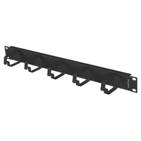 Organizator cabluri; 1U; neagră; Standard: 19"