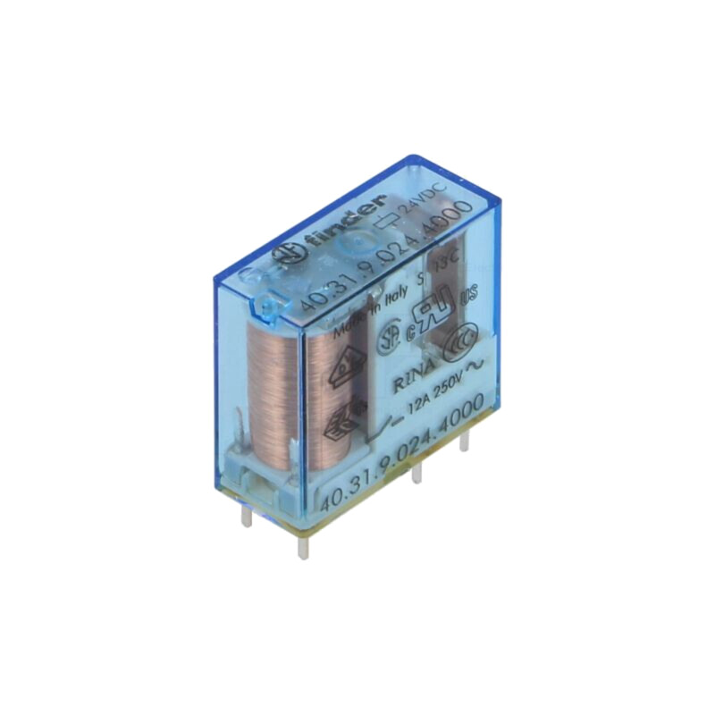 Releu: electromagnetic; SPDT; Ubobină: 24VDC; 12A/250VAC; 40.31