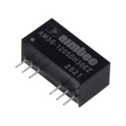 Convertor: DC/DC; 3W; Uintr: 9÷18VDC; Uieş: -5VDC; Uieş2: 5VDC; SIP8