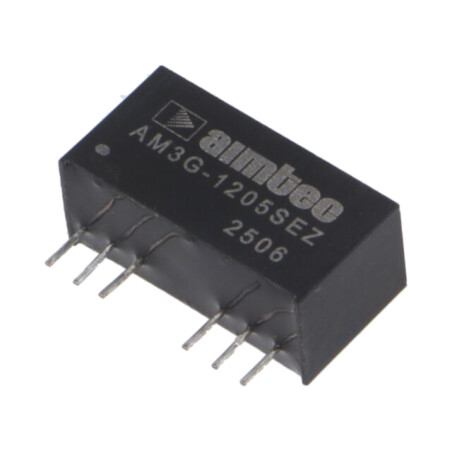 Convertor: DC/DC; 3W; Uintr: 9÷18VDC; Uieş: 5VDC; Iieş: 600mA; SIP8