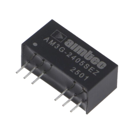 Convertor: DC/DC; 3W; Uintr: 18÷36VDC; Uieş: 5VDC; Iieş: 600mA; SIP8