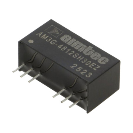 Convertor: DC/DC; 3W; Uintr: 36÷72VDC; Uieş: 12VDC; Iieş: 250mA; SIP8