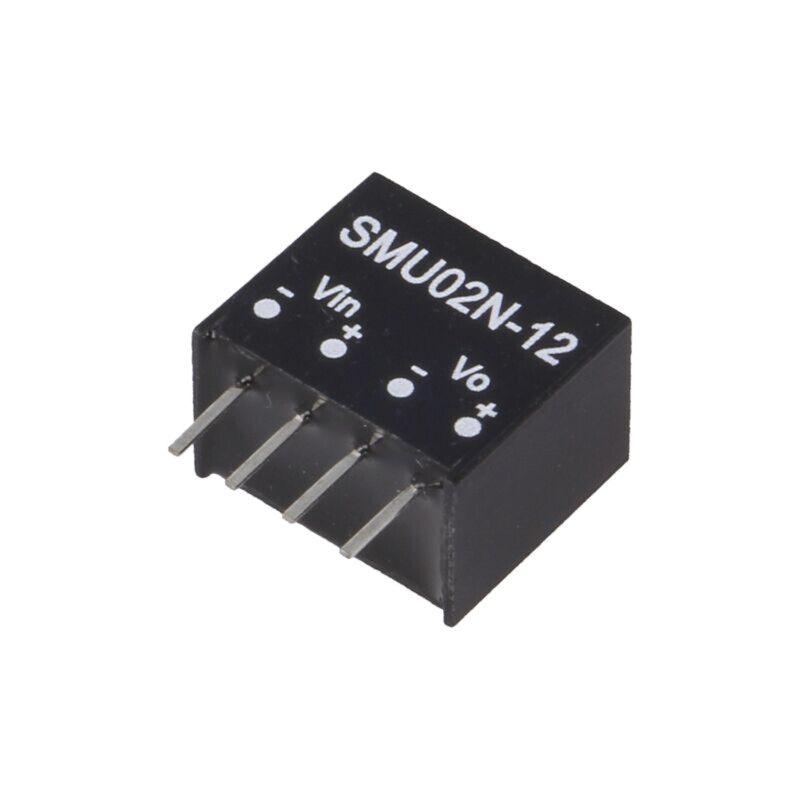 Convertor: DC/DC; 2W; Uintr: 21,6÷26,4VDC; Uieş: 12VDC; SIP4; SMU02 Convertor: DC/DC; 2W; Uintr: 21,6÷26,4VDC; Uieş: 12VDC; SIP4; SMU02