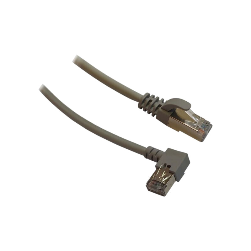 Patch cord; RJ45 mufă,RJ45 mufă în unghi dreaptă; F/UTP; 6; Cu