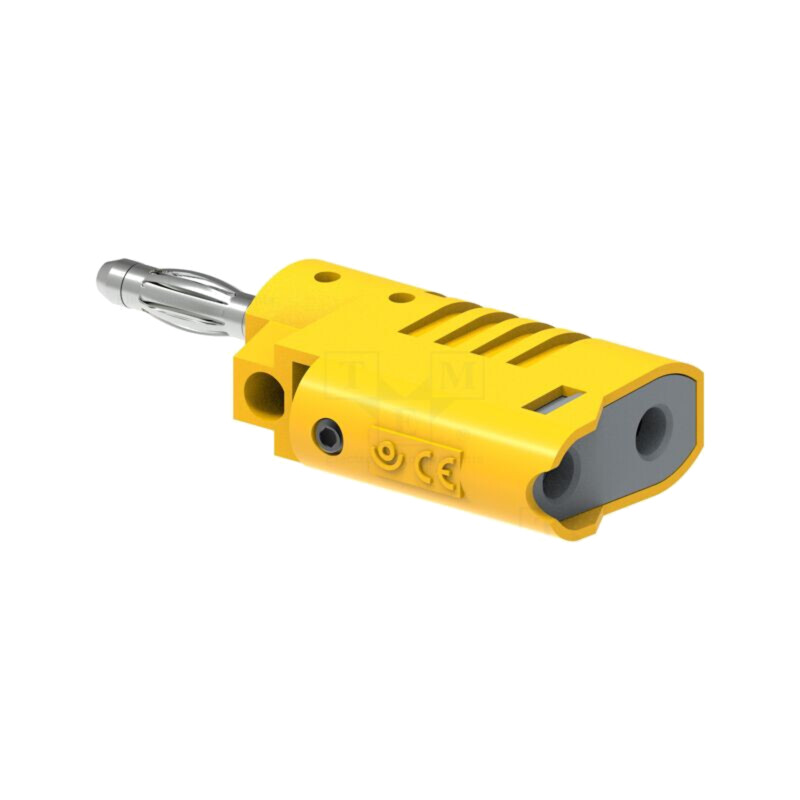 Conector: banană 4mm; mufă; 36A; 30VAC; 60VDC; galbenă; neizolat Conector: banană 4mm; mufă; 36A; 30VAC; 60VDC; galbenă; neizolat