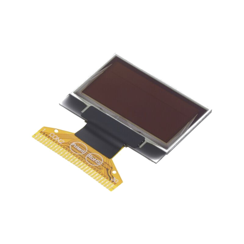 Afişaj: OLED; grafic; 0,96"; 128x64; Dim: 26,7x19,26x1,26mm; PIN: 30 Afişaj: OLED; grafic; 0,96"; 128x64; Dim: 26,7x19,26x1,26mm; PIN: 30