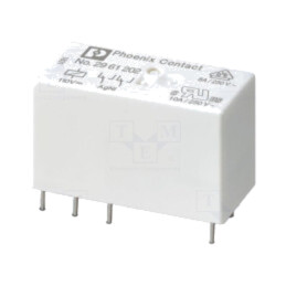 Releu: miniatură; DPDT; Ubobină: 24VAC; Icontacte max: 8A; 2A/24VDC