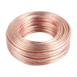 Cablu: cablu pt.difuzor; 2x1,5mm2; litat; CCA; transparent; 300V