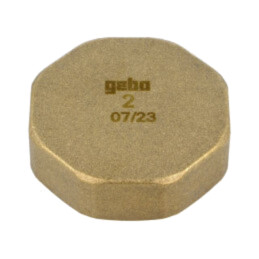 Term.îmbinare: capac de protecţie; hexagonală; alamă CW617N