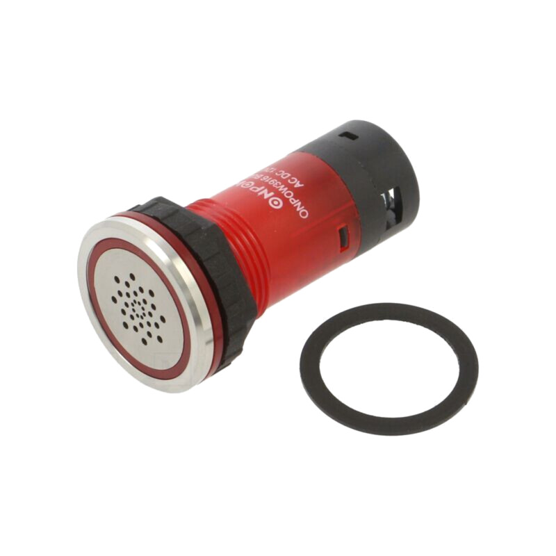 Semnalizator: acustic; 85dB; Ilum: LED; IP67; Ø16mm; max.8mm; 12VDC