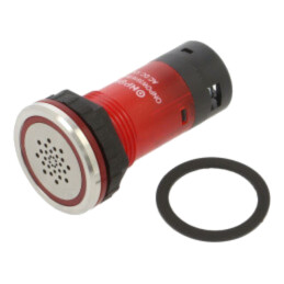 Semnalizator: acustic; 85dB; Ilum: LED; IP67; Ø16mm; max.8mm; 12VDC