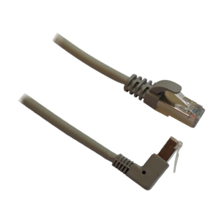 Patch cord; RJ45 mufă,RJ45 mufă în unghi inferioară; F/UTP; 6