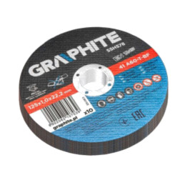 Disc de tăiere; Ø: 125mm; Øorif: 22,22mm; Gr.disc: 1mm; metal,oţel