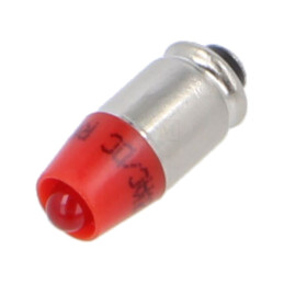 Lampă LED; roşie; S5,7s; 12VDC; 12VAC; Nr.diode: 1