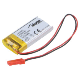 Acumul: Li-Po; 3,7V; 620mAh; cabluri,contector JST SYP-02T-1