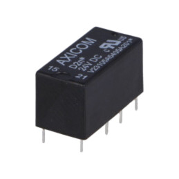 Releu: electromagnetic; DPDT; Ubobină: 24VDC; 3A; 0,5A/125VAC; D2N