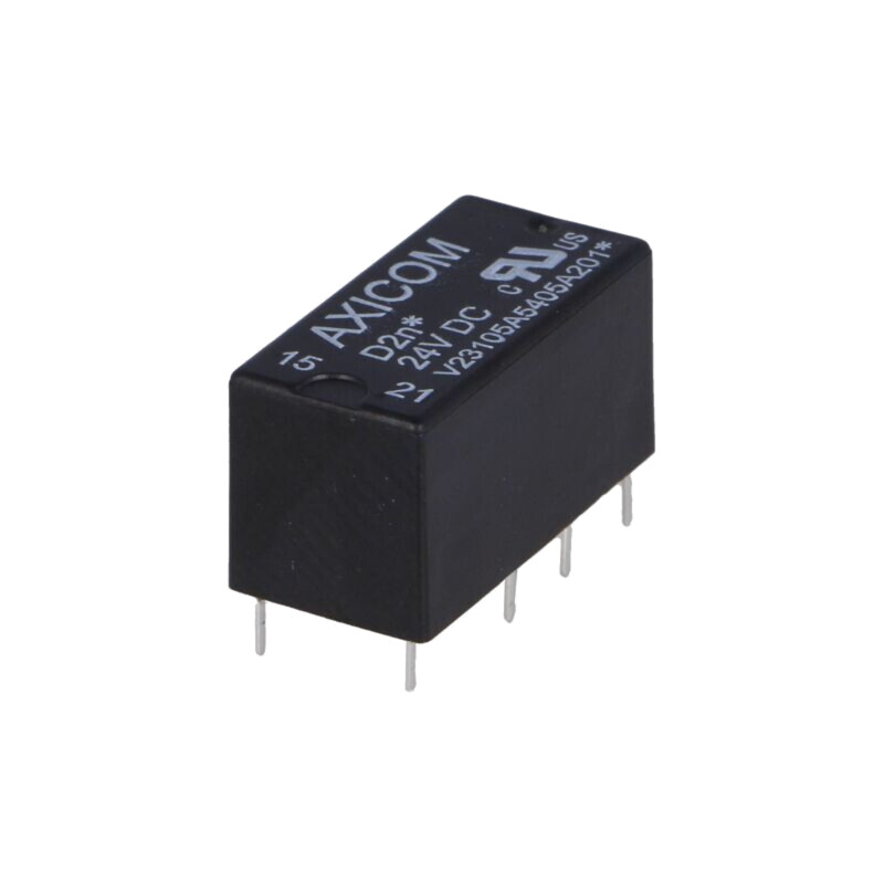 Releu: electromagnetic; DPDT; Ubobină: 24VDC; 3A; 0,5A/125VAC; D2N