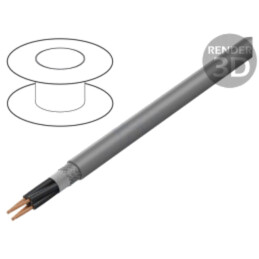 Cablu; MEGAFLEX® 500-C; 4x0,5mm2; tresă de cupru cositorit; LSZH
