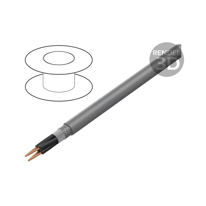 Cablu; MEGAFLEX® 500-C; 4x0,5mm2; tresă de cupru cositorit; LSZH Cablu; MEGAFLEX® 500-C; 4x0,5mm2; tresă de cupru cositorit; LSZH