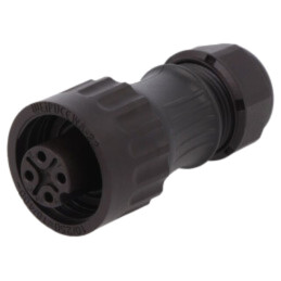 Conector: circular; mufă; mamă; PIN: 4; IP67; WA22; 3+PE; 7÷12mm; 16A
