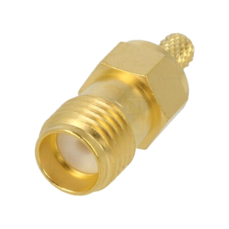 Conector: SMA; mufă; mamă; drept; 50Ω; lipire,crimpat; pe cablu