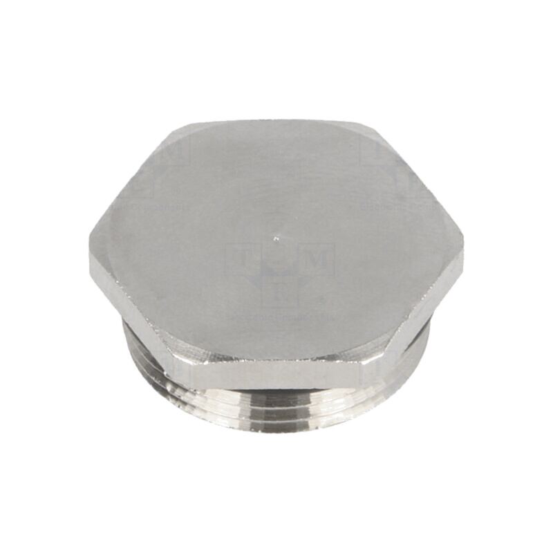 Capac de protecţie; metal; Filet: PG16; Cheie: 24mm; cu sigiliu Capac de protecţie; metal; Filet: PG16; Cheie: 24mm; cu sigiliu