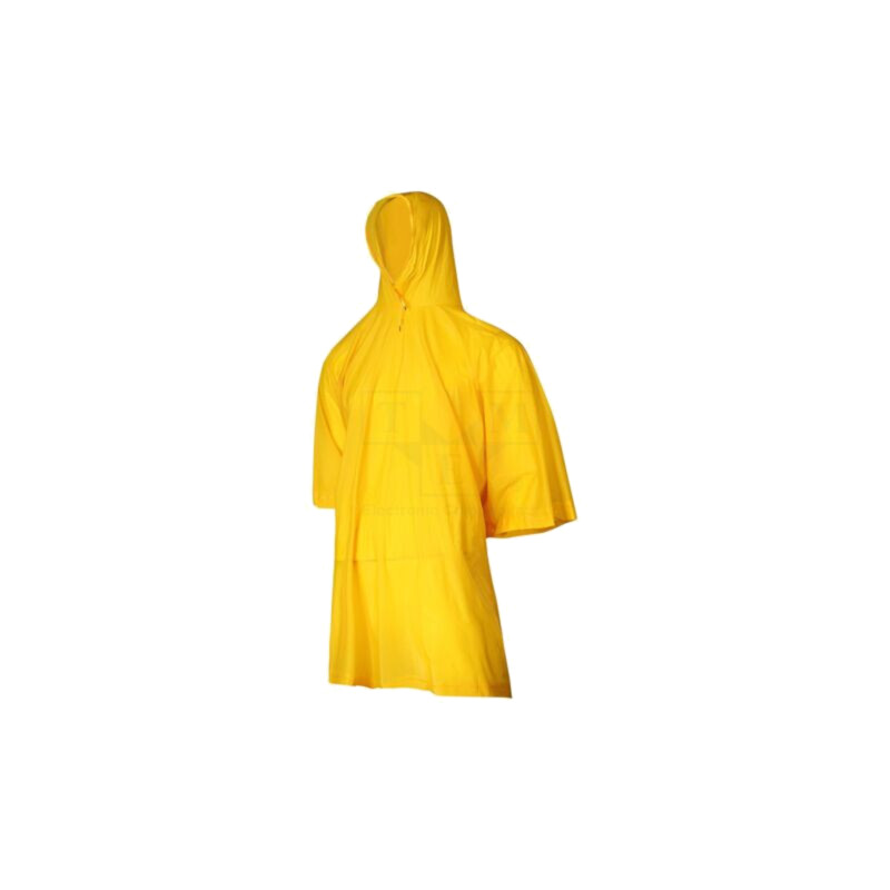 Raincoat; Size: one size; yellow; with a hood; poncho Raincoat; Size: one size; yellow; with a hood; poncho